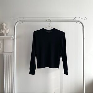 NAADAM 100% Cashmere Black Crew Neck Sweater
